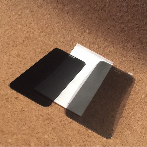 2 iPhone privacy screen tempered glass protectors - all phone types - Picture 3 of 4